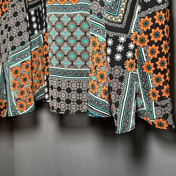 Kut From The Same Kloth Elegant Patchwork Long Sleeve Dress Size 8 - Picture 3 of 16